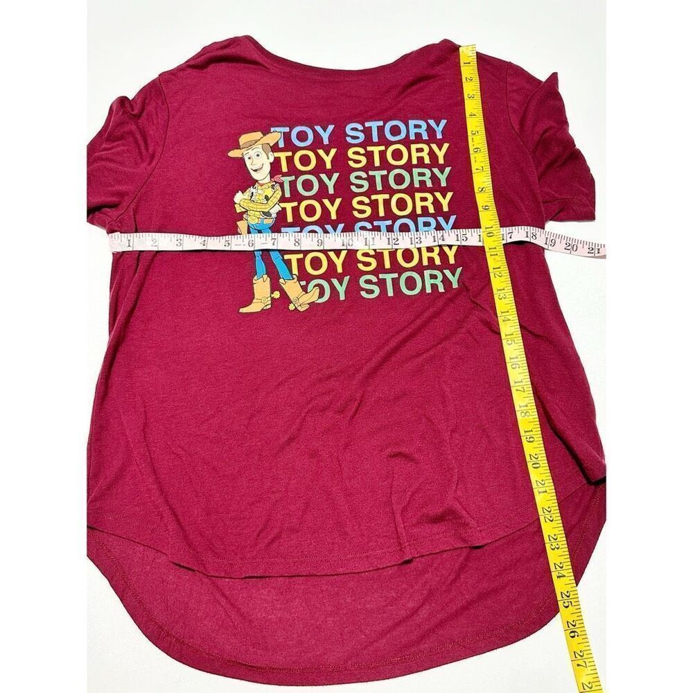 Disney Pixar Junior's Toy Story 4 Cowboy Woody T-Shirt Burgundy Red XXL - Picture 6 of 11